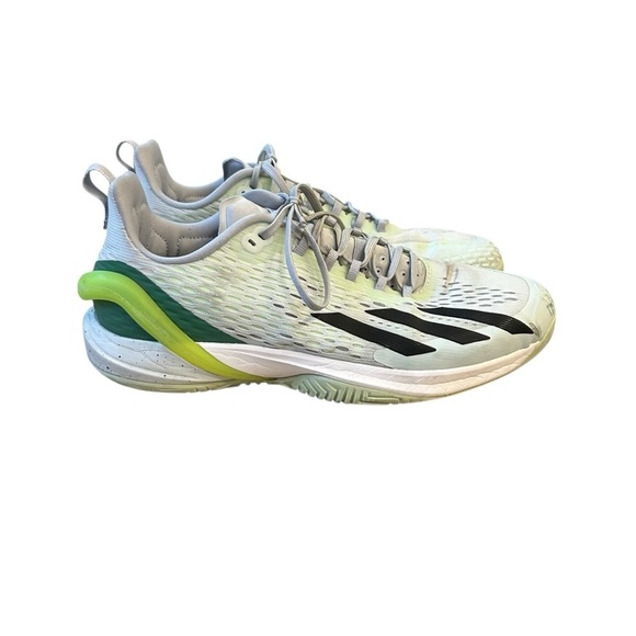 Adidas Adizero Cybersonic Shoes Tennis Pickleball Court Sneakers Size 11.5 Lime - Picture 3 of 11